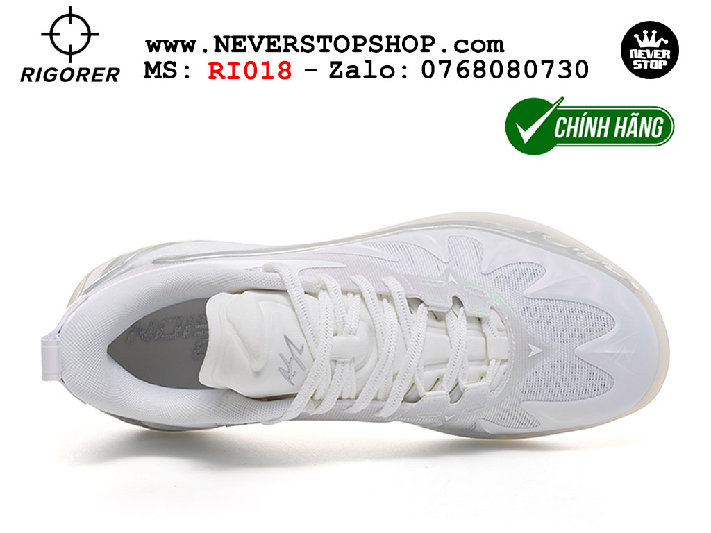 Giày bóng rổ outdoor Rigorer AR 3 Trắng original real chính hãng giá rẻ tốt nhất tại NeverStopShop.com HCM