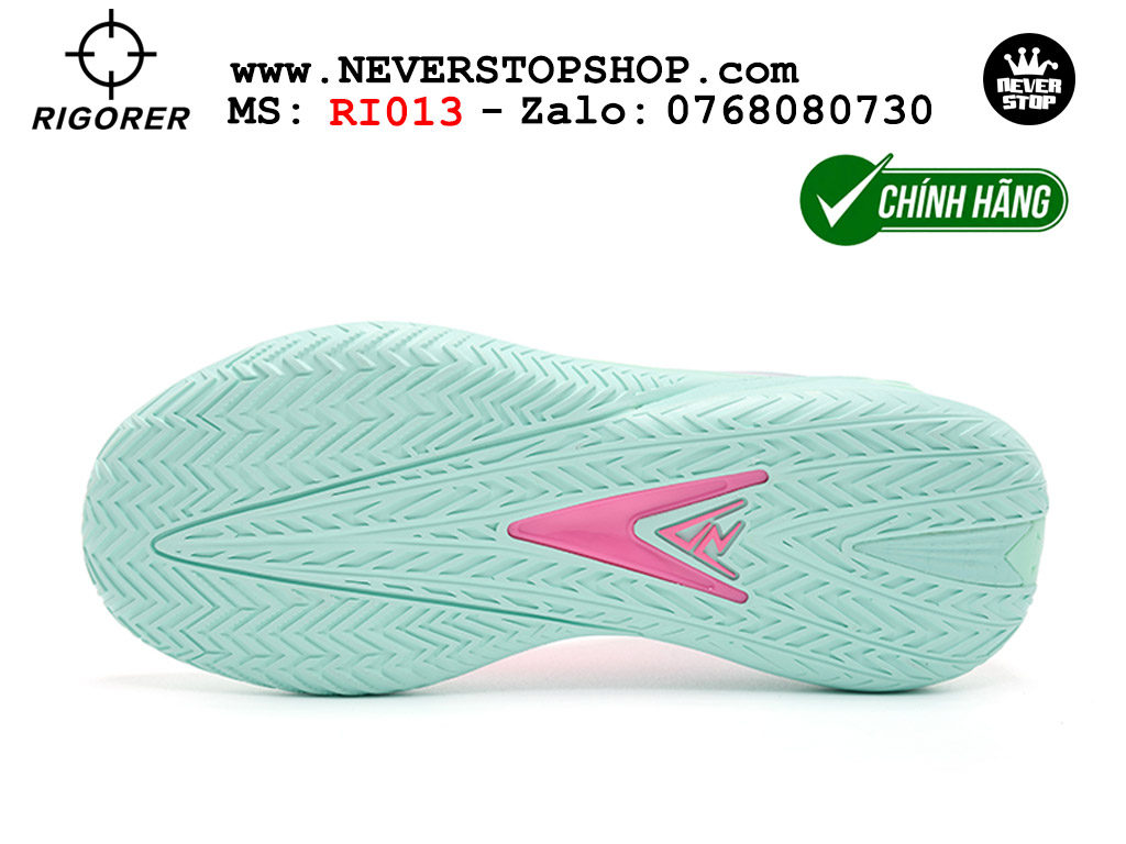 Giày chính hãng Rigorer AR 3 Xanh Hồng Austin Reaves authentic, đế rít bám sân chống mòn cực tốt NeverStop Basketball Sneaker Shop Giày bóng rổ outdoor Rigorer AR 3 Xanh Hồng original real chính hãng giá rẻ tốt nhất tại NeverStopShop.com HCM