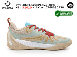 Giày bóng rổ outdoor Rigorer AR 3 Nâu Trắng original real chính hãng giá rẻ tốt nhất tại NeverStopShop.com HCM