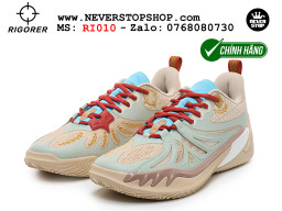 Giày bóng rổ outdoor Rigorer AR 3 Nâu Trắng original real chính hãng giá rẻ tốt nhất tại NeverStopShop.com HCM
