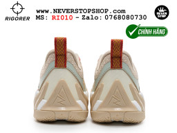 Giày bóng rổ outdoor Rigorer AR 3 Nâu Trắng original real chính hãng giá rẻ tốt nhất tại NeverStopShop.com HCM