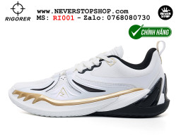 Giày bóng rổ outdoor Rigorer AR 3 Đen Trắng Vàng original real chính hãng giá rẻ tốt nhất tại NeverStopShop.com HCM