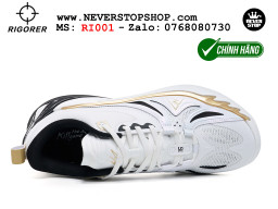 Giày bóng rổ outdoor Rigorer AR 3 Đen Trắng Vàng original real chính hãng giá rẻ tốt nhất tại NeverStopShop.com HCM