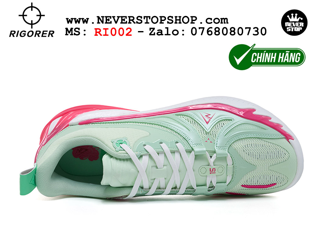 Giày chính hãng Rigorer AR 3 Xanh Hồng Austin Reaves authentic, đế rít bám sân chống mòn cực tốt NeverStop Basketball Sneaker Shop Giày bóng rổ outdoor Rigorer AR 3 Xanh Hồng original real chính hãng giá rẻ tốt nhất tại NeverStopShop.com HCM