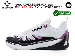 Giày bóng rổ outdoor Rigorer AR 3 Trắng Tím Đen original real chính hãng giá rẻ tốt nhất tại NeverStopShop.com HCM
