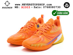 Giày chính hãng Rigorer AR 3 Cam Vàng Austin Reaves authentic, đế rít bám sân chống mòn cực tốt NeverStop Basketball Sneaker Shop Giày bóng rổ outdoor Rigorer AR 3 Cam Vàng original real chính hãng giá rẻ tốt nhất tại NeverStopShop.com HCM