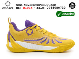 Giày chính hãng Rigorer AR 3 Vàng Tím Austin Reaves authentic, đế rít bám sân chống mòn cực tốt NeverStop Basketball Sneaker Shop Giày bóng rổ outdoor Rigorer AR 3 Vàng Tím original real chính hãng giá rẻ tốt nhất tại NeverStopShop.com HCM