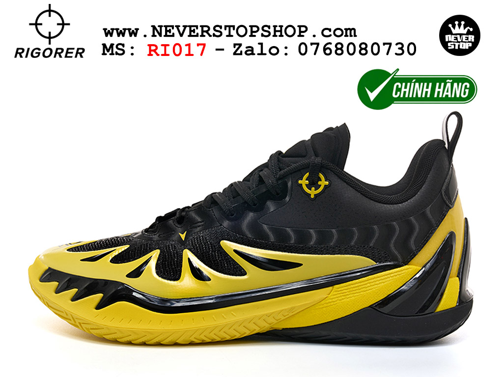 Giày bóng rổ outdoor Rigorer AR 3 Đen Vàng original real chính hãng giá rẻ tốt nhất tại NeverStopShop.com HCM