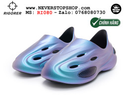 Dép cao su nam nữ Rigorer Dong Dong Slides Xanh Tím Original thể thao siêu bền chống trượt chống nước giá tốt NeverStopShop.com