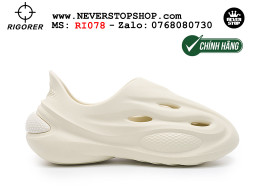 Dép cao su nam nữ Rigorer Dong Dong Slides Trắng Original thể thao siêu bền chống trượt chống nước giá tốt NeverStopShop.com