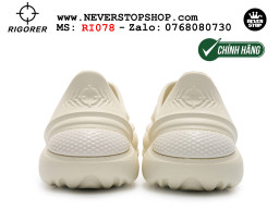 Dép cao su nam nữ Rigorer Dong Dong Slides Trắng Original thể thao siêu bền chống trượt chống nước giá tốt NeverStopShop.com