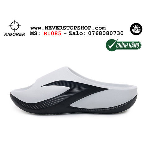 Rigorer Horizon Slides Black White