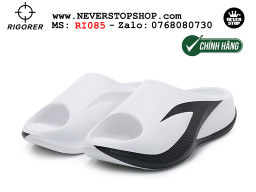 Dép chính hãng nam nữ Rigorer Horizon Slides Trắng Đen Original thể thao siêu bền chống trượt chống nước giá tốt NeverStopShop.com