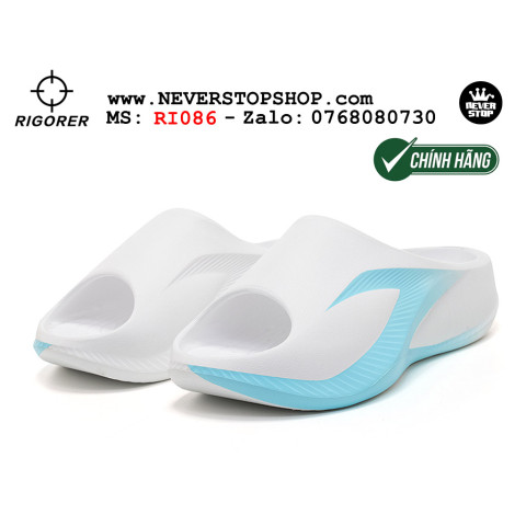 Rigorer Horizon Slides White Blue Rigorer Horizon Slides White Blue