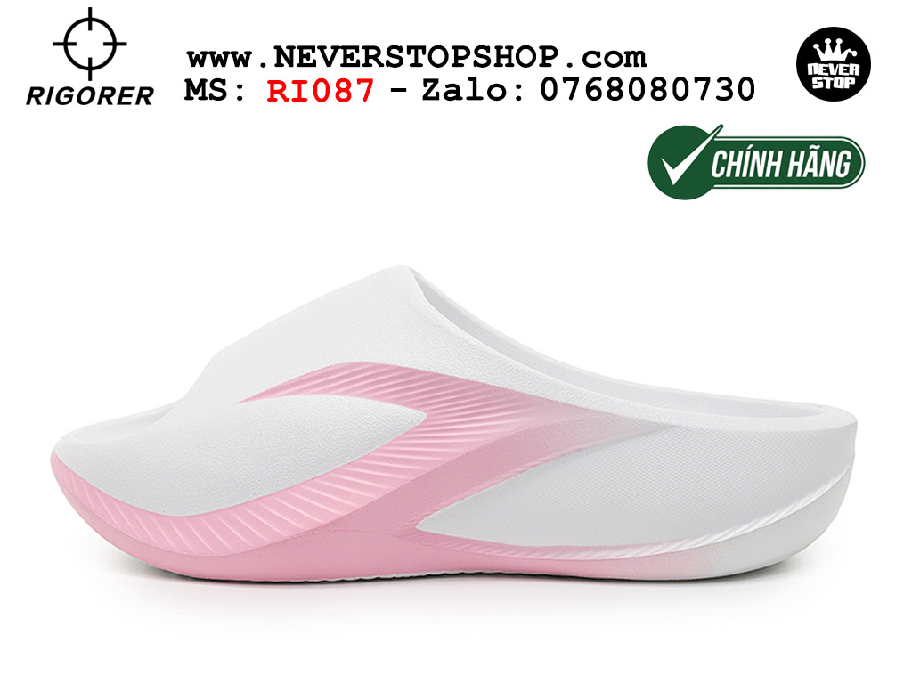 Dép chính hãng nam nữ Rigorer Horizon Slides Trắng Hồng Original thể thao siêu bền chống trượt chống nước giá tốt NeverStopShop.com