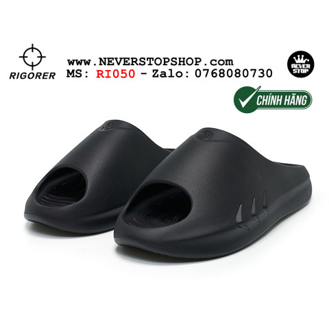 Rigorer Mini Shark 1 Slides Black Rigorer Mini Shark 1 Slides Black