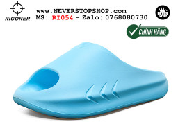 Dép chính hãng nam nữ Rigorer Mini Shark 1 Slides Xanh Original thể thao siêu bền chống trượt chống nước giá tốt NeverStopShop.com