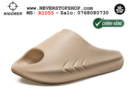Dép chính hãng Rigorer Mini Shark 1 Slides Nâu authentic cá mập hàng đẹp mang êm chân chống trơn trượt kháng nước Dép chính hãng nam nữ Rigorer Mini Shark 1 Slides Nâu Original thể thao siêu bền chống trượt chống nước giá tốt NeverStopShop.com