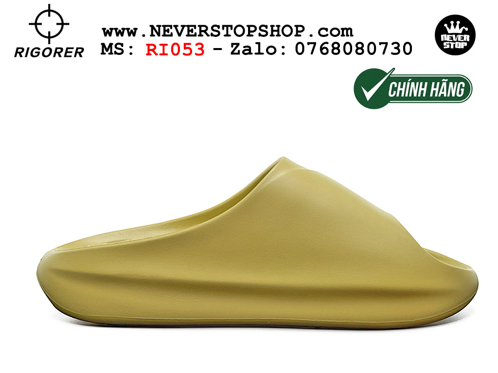 Dép chính hãng Rigorer Mini Shark 1 Slides Vàng authentic cá mập hàng đẹp mang êm chân chống trơn trượt kháng nước Dép chính hãng nam nữ Rigorer Mini Shark 1 Slides Vàng Original thể thao siêu bền chống trượt chống nước giá tốt NeverStopShop.com