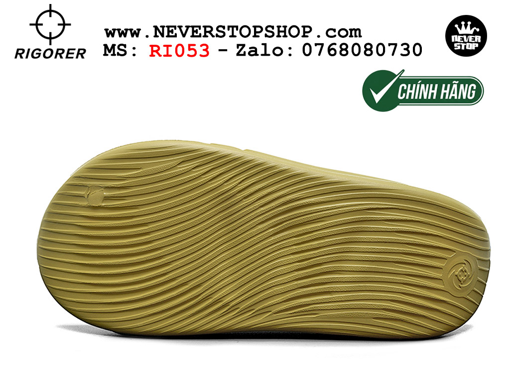 Dép chính hãng Rigorer Mini Shark 1 Slides Vàng authentic cá mập hàng đẹp mang êm chân chống trơn trượt kháng nước Dép chính hãng nam nữ Rigorer Mini Shark 1 Slides Vàng Original thể thao siêu bền chống trượt chống nước giá tốt NeverStopShop.com