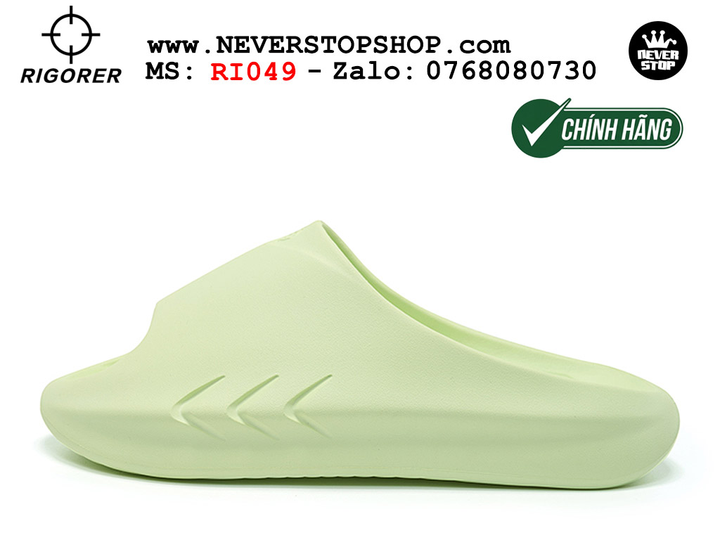 Dép chính hãng Rigorer Mini Shark 1 Slides Xanh authentic cá mập hàng đẹp mang êm chân chống trơn trượt kháng nước Dép chính hãng nam nữ Rigorer Mini Shark 1 Slides Xanh Original thể thao siêu bền chống trượt chống nước giá tốt NeverStopShop.com