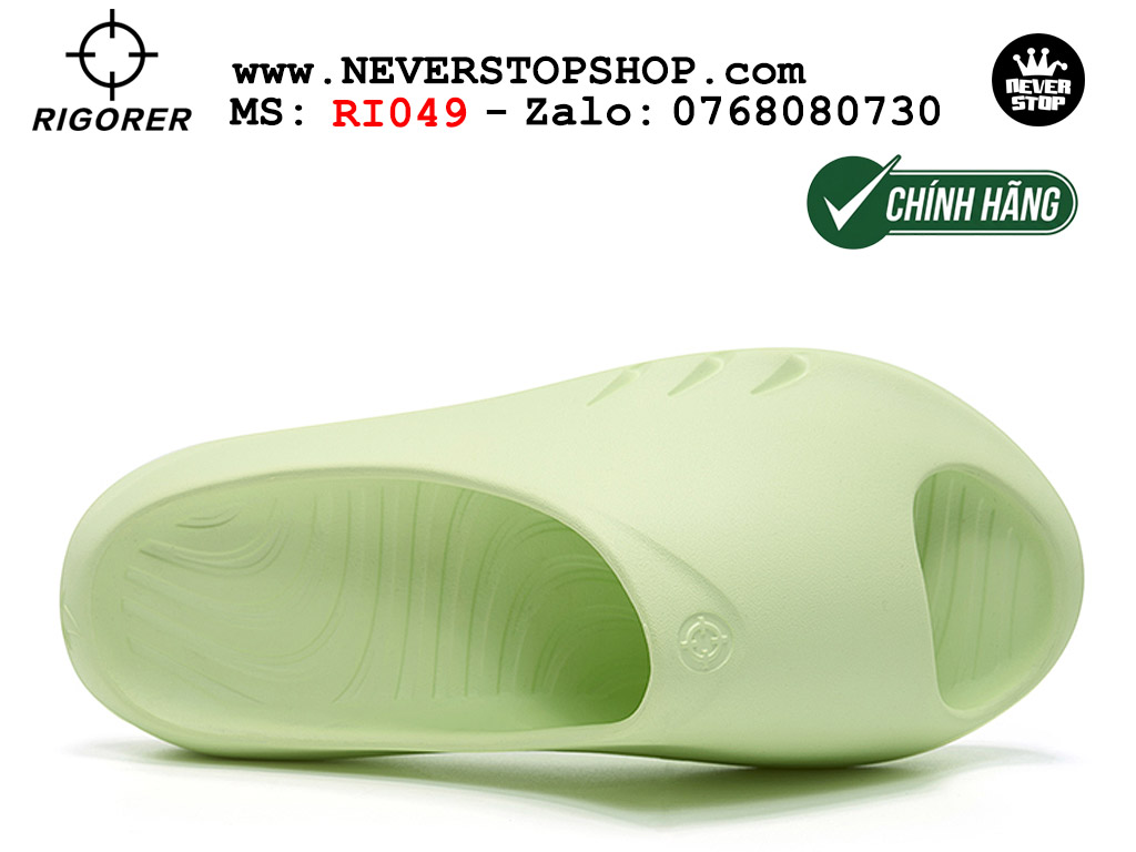 Dép chính hãng Rigorer Mini Shark 1 Slides Xanh authentic cá mập hàng đẹp mang êm chân chống trơn trượt kháng nước Dép chính hãng nam nữ Rigorer Mini Shark 1 Slides Xanh Original thể thao siêu bền chống trượt chống nước giá tốt NeverStopShop.com