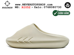 Dép chính hãng Rigorer Mini Shark 1 Slides Be Xám authentic cá mập hàng đẹp mang êm chân chống trơn trượt kháng nước Dép chính hãng nam nữ Rigorer Mini Shark 1 Slides Be Xám Original thể thao siêu bền chống trượt chống nước giá tốt NeverStopShop.com