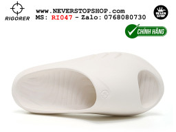 Dép chính hãng Rigorer Mini Shark 1 Slides Trắng authentic cá mập hàng đẹp mang êm chân chống trơn trượt kháng nước Dép chính hãng nam nữ Rigorer Mini Shark 1 Slides Trắng Original thể thao siêu bền chống trượt chống nước giá tốt NeverStopShop.com