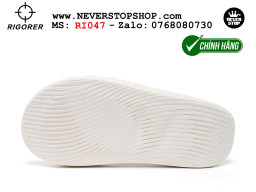 Dép chính hãng Rigorer Mini Shark 1 Slides Trắng authentic cá mập hàng đẹp mang êm chân chống trơn trượt kháng nước Dép chính hãng nam nữ Rigorer Mini Shark 1 Slides Trắng Original thể thao siêu bền chống trượt chống nước giá tốt NeverStopShop.com