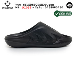 Dép chính hãng chạy bộ tập gym Rigorer Mini Shark 2 Slides Đen authentic cá mập hàng đẹp mang êm chân chống trơn trượt kháng nước Dép chính hãng nam nữ Rigorer Mini Shark 2 Slides Đen Original thể thao chạy bộ bóng rổ siêu bền chống trượt chống nước giá tốt NeverStopShop.com