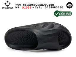 Dép chính hãng chạy bộ tập gym Rigorer Mini Shark 2 Slides Đen authentic cá mập hàng đẹp mang êm chân chống trơn trượt kháng nước Dép chính hãng nam nữ Rigorer Mini Shark 2 Slides Đen Original thể thao chạy bộ bóng rổ siêu bền chống trượt chống nước giá tốt NeverStopShop.com