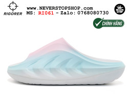 Dép chính hãng chạy bộ tập gym Rigorer Mini Shark 2 Slides Hồng Xanh authentic cá mập hàng đẹp mang êm chân chống trơn trượt kháng nước Dép chính hãng nam nữ Rigorer Mini Shark 2 Slides Hồng Xanh Original thể thao chạy bộ bóng rổ siêu bền chống trượt chống nước giá tốt NeverStopShop.com