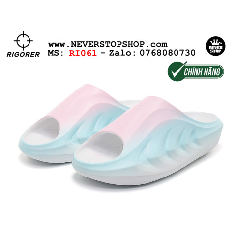 Rigorer Mini Shark 2 Slides Pink Blue Rigorer Mini Shark 2 Slides Pink Blue