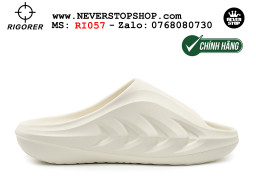 Dép chính hãng chạy bộ tập gym Rigorer Mini Shark 2 Slides Trắng authentic cá mập hàng đẹp mang êm chân chống trơn trượt kháng nước Dép chính hãng nam nữ Rigorer Mini Shark 2 Slides Trắng Original thể thao chạy bộ bóng rổ siêu bền chống trượt chống nước giá tốt NeverStopShop.com