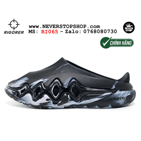 Rigorer Shark 3 Slides Black Grey