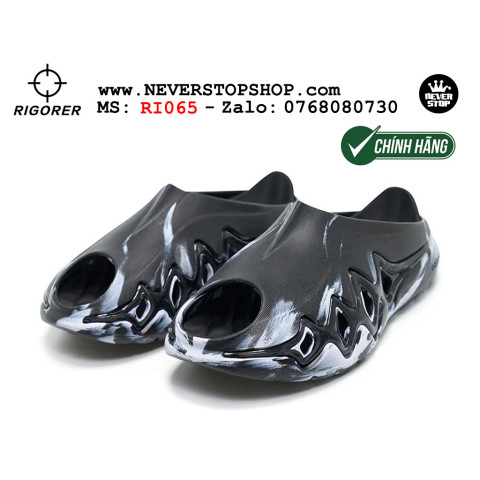 Rigorer Shark 3 Slides Black Grey Rigorer Shark 3 Slides Black Grey