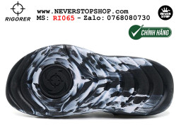 Dép bóng rổ chính hãng Rigorer Shark 3 Slides Đen Xám authentic cá mập hàng độc hiếm mang êm chân đế chống trượt kháng nước tốt Dép chính hãng nam nữ Rigorer Shark 3 Slides Đen Xám Original thể thao chạy bộ tập gym siêu bền chống trượt chống nước giá tốt NeverStopShop.com