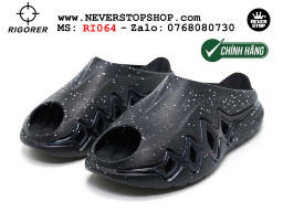 Dép bóng rổ chính hãng Rigorer Shark 3 Slides Đen authentic cá mập hàng độc hiếm mang êm chân đế chống trượt kháng nước tốt Dép chính hãng nam nữ Rigorer Shark 3 Slides Đen thể thao chạy bộ tập gym siêu bền chống trượt chống nước giá tốt NeverStopShop.com