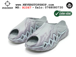 Dép bóng rổ chính hãng Rigorer Shark 3 Slides Xám authentic cá mập hàng độc hiếm mang êm chân đế chống trượt kháng nước tốt Dép chính hãng nam nữ Rigorer Shark 3 Slides Xám Original thể thao chạy bộ tập gym siêu bền chống trượt chống nước giá tốt NeverStopShop.com