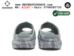 Dép bóng rổ chính hãng Rigorer Shark 3 Slides Xám authentic cá mập hàng độc hiếm mang êm chân đế chống trượt kháng nước tốt Dép chính hãng nam nữ Rigorer Shark 3 Slides Xám Original thể thao chạy bộ tập gym siêu bền chống trượt chống nước giá tốt NeverStopShop.com