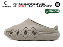 Dép bóng rổ chính hãng Rigorer Shark 3 Slides Nâu authentic cá mập hàng độc hiếm mang êm chân đế chống trượt kháng nước tốt Dép chính hãng nam nữ Rigorer Shark 3 Slides Nâu Original thể thao chạy bộ tập gym siêu bền chống trượt chống nước giá tốt NeverStopShop.com