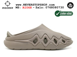 Dép bóng rổ chính hãng Rigorer Shark 3 Slides Nâu authentic cá mập hàng độc hiếm mang êm chân đế chống trượt kháng nước tốt Dép chính hãng nam nữ Rigorer Shark 3 Slides Nâu Original thể thao chạy bộ tập gym siêu bền chống trượt chống nước giá tốt NeverStopShop.com