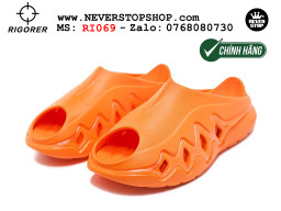 Dép bóng rổ chính hãng Rigorer Shark 3 Slides Cam authentic cá mập hàng độc hiếm mang êm chân đế chống trượt kháng nước tốt Dép chính hãng nam nữ Rigorer Shark 3 Slides Cam Original thể thao chạy bộ tập gym siêu bền chống trượt chống nước giá tốt NeverStopShop.com