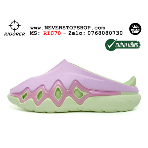 Rigorer Shark 3 Slides Pink Green