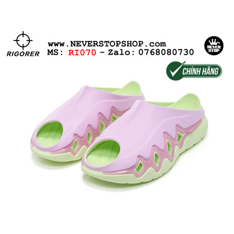 Rigorer Shark 3 Slides Pink Green Rigorer Shark 3 Slides Pink Green