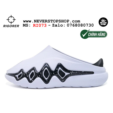 Rigorer Shark 3 Slides White Black
