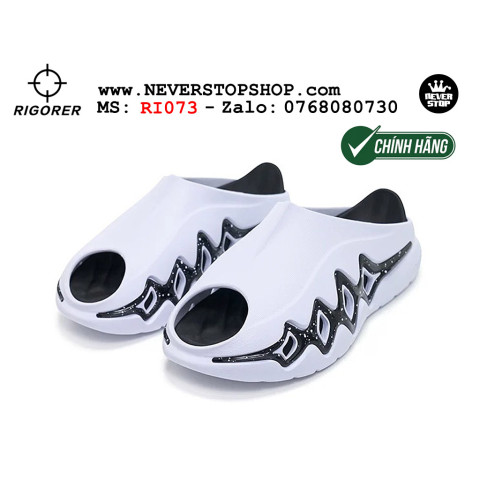 Rigorer Shark 3 Slides White Black Rigorer Shark 3 Slides White Black