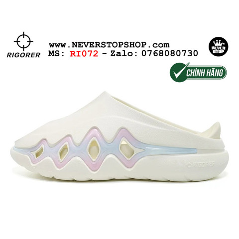 Rigorer Shark 3 Slides White Pink Blue