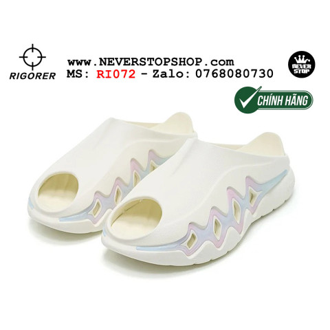 Rigorer Shark 3 Slides White Pink Blue Rigorer Shark 3 Slides White Pink Blue