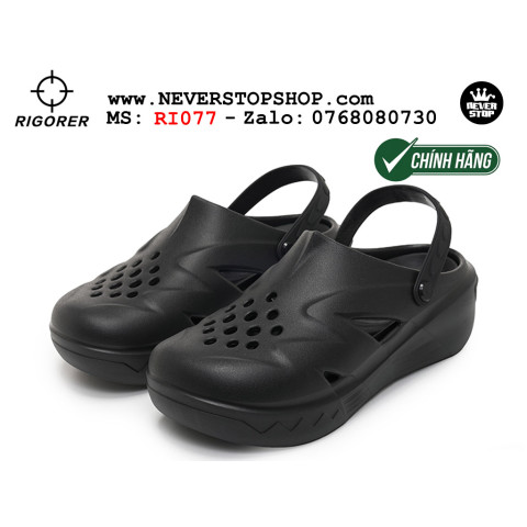 Rigorer Shark 4 Slides Black Rigorer Shark 4 Slides Black